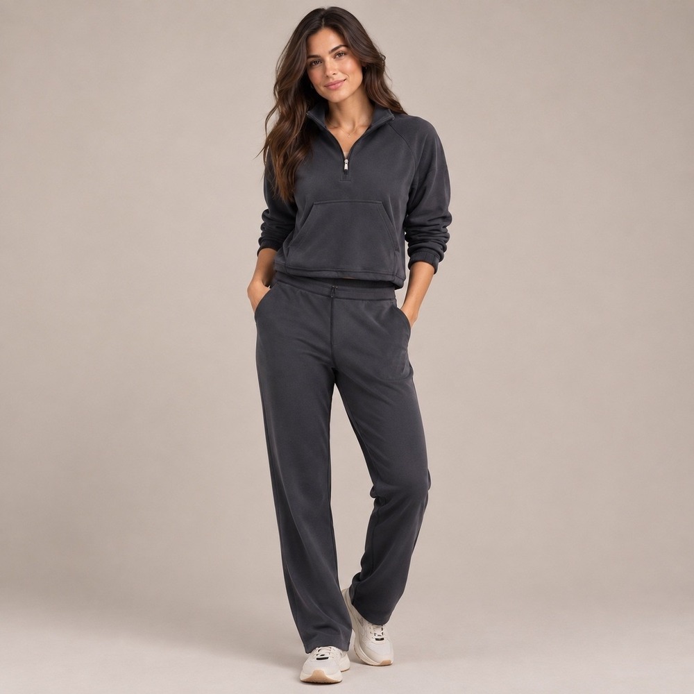 Lululemon Softstreme Straight-Leg Pants Womens 6 Grey Excellent High-Rise Pant